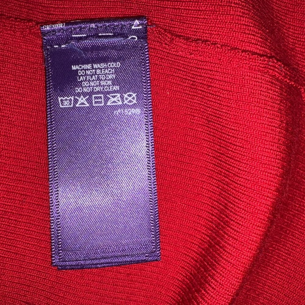 Ralph Lauren Purple Label Red Turtle Neck (unisex) - Picture 2 of 2